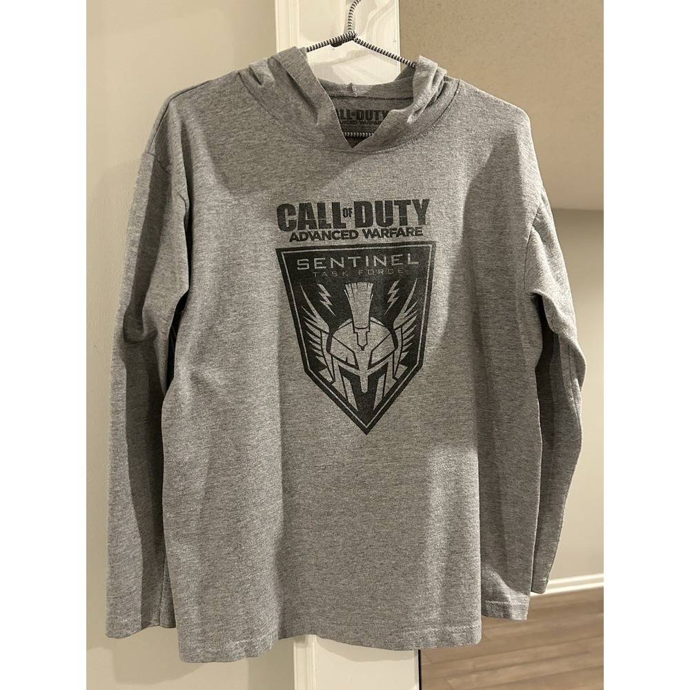 Call Of Duty Sentinel Task Force Hooded Long Sleeve T-shirt Youth XL